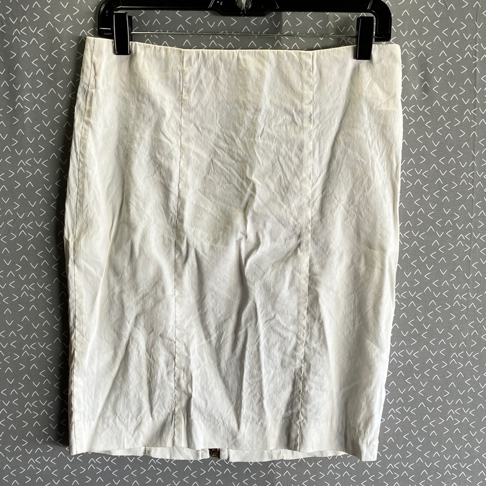 BEBE Elegant White Skirt